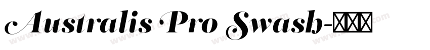 Australis Pro Swash字体转换
